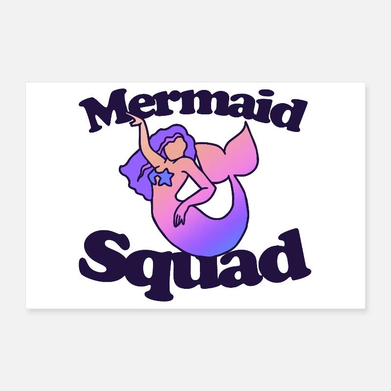 Gradient de l’Escouade des Sirènes Poster 30 x 20 cm