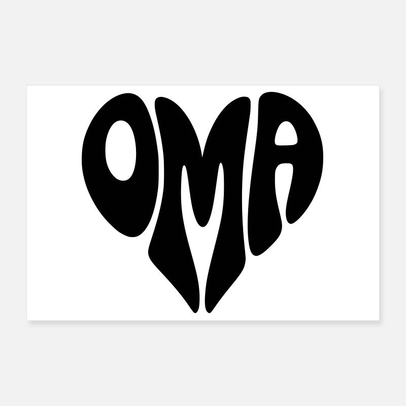 Oma Poster 30x20 cm
