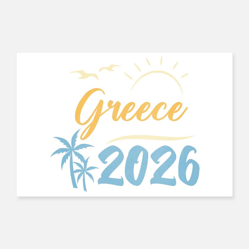 Greece 2026 Poster 30x20 cm