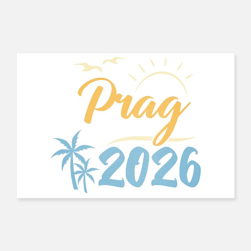 Prag 2026 Poster 30x20 cm