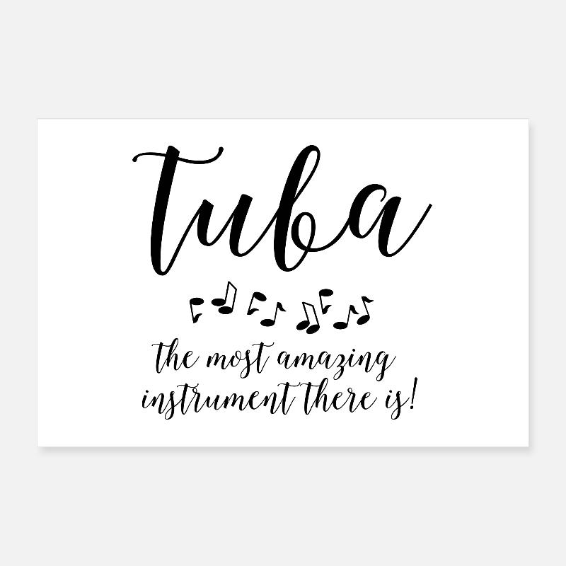 Tolle Tuba Poster 30x20 cm