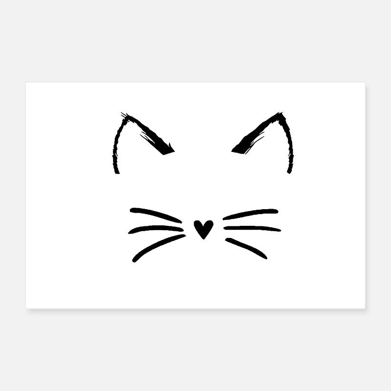 Chat Poster 30 x 20 cm