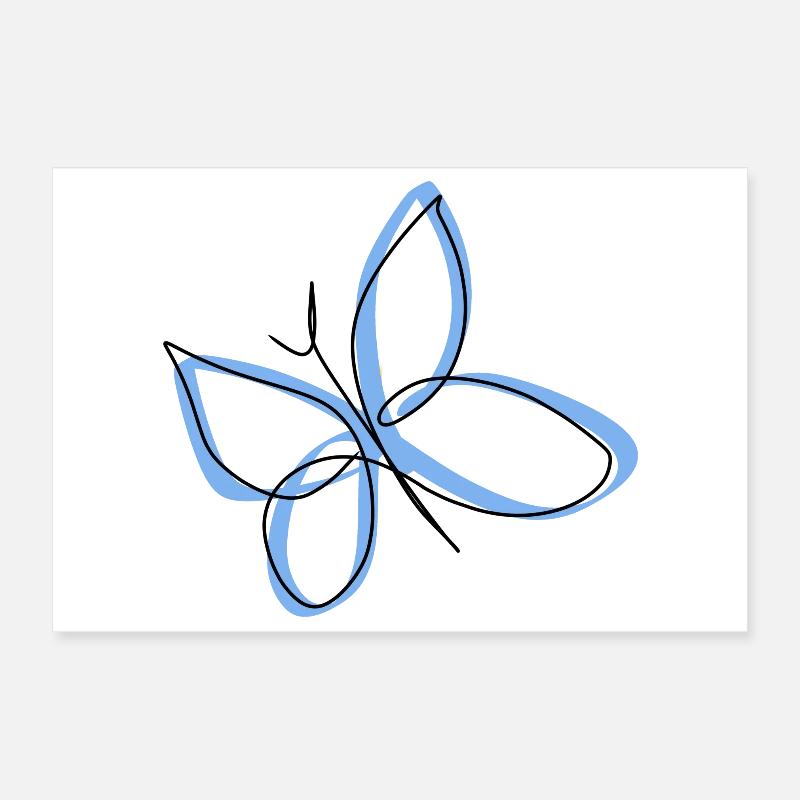 Papillon Poster 30 x 20 cm