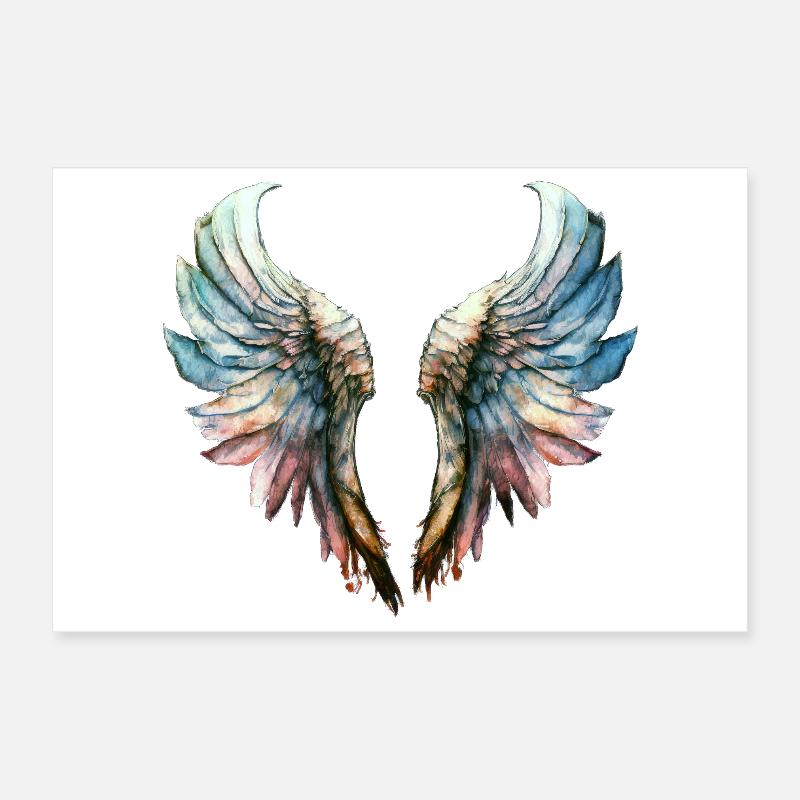 Ailes d'ange Poster 30 x 20 cm