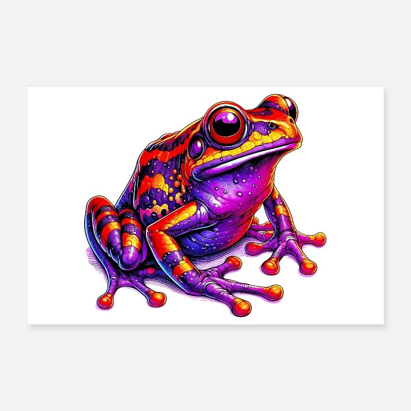 Frosch Poster 30x20 cm