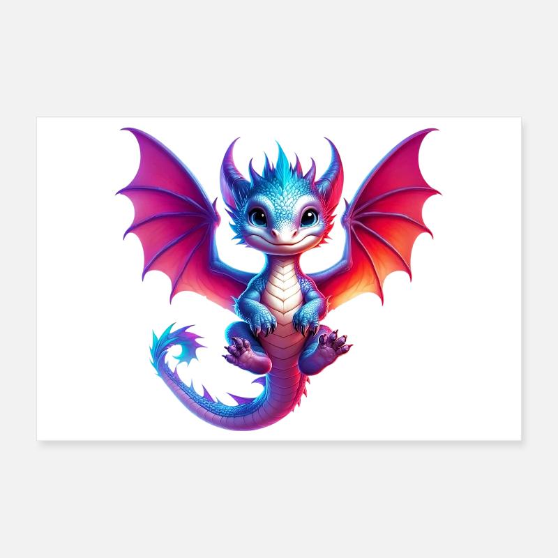Drache Poster 30x20 cm