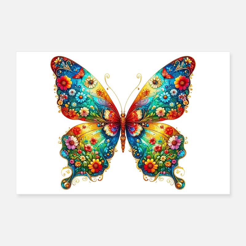 Butterfly Poster 12" x 8" (30x20 cm)