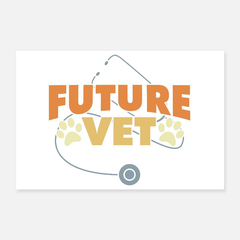Future veterinarian Poster 12" x 8" (30x20 cm)