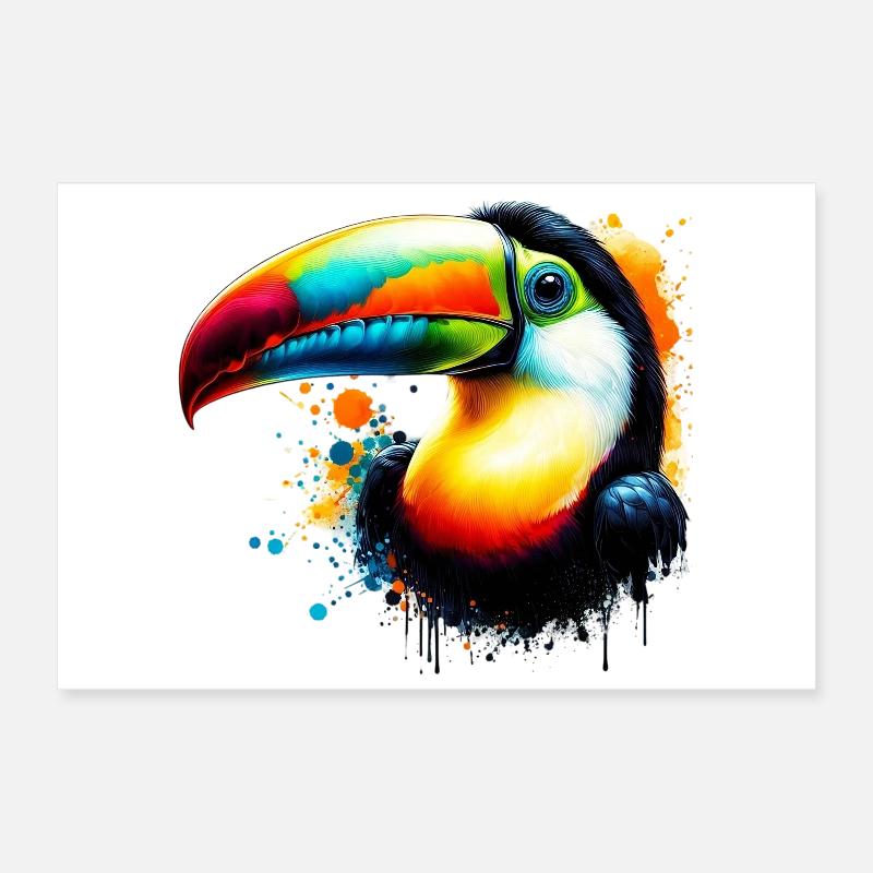 Toucan Poster 30 x 20 cm