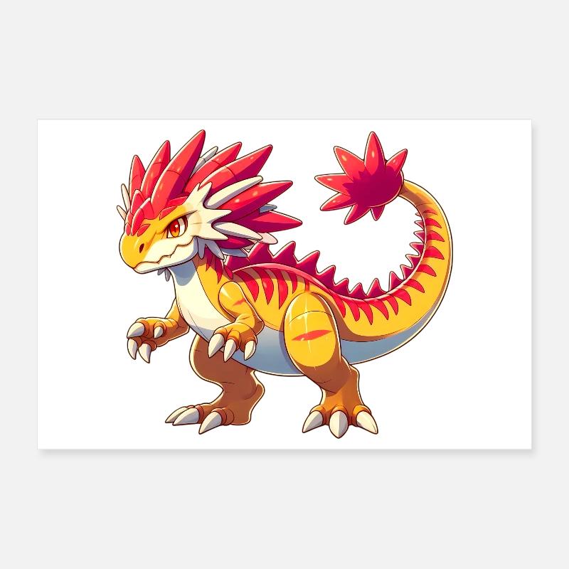 Dinosaure Poster 30 x 20 cm