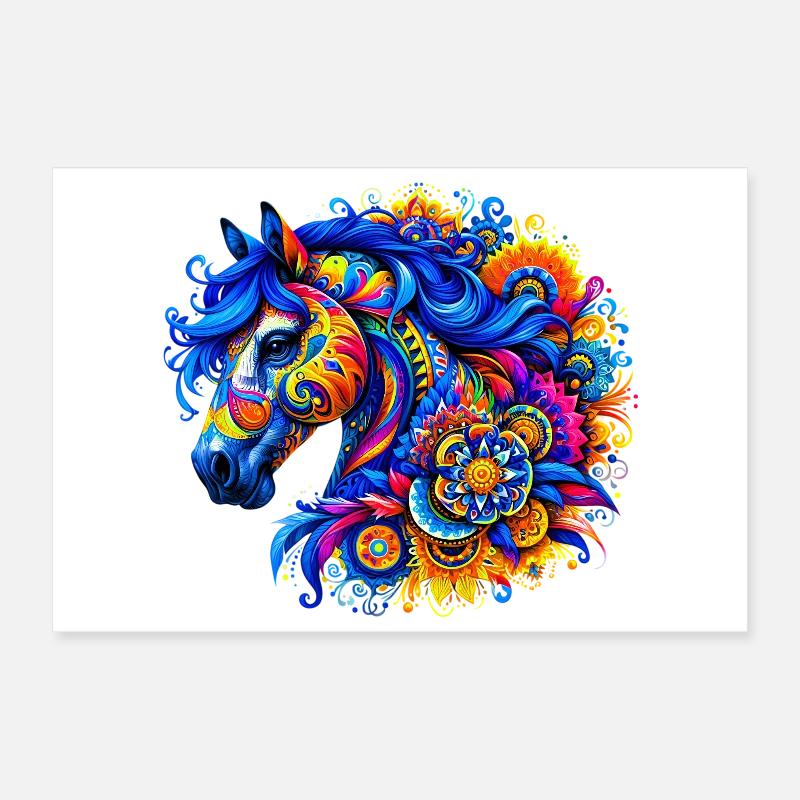 Cheval Poster 30 x 20 cm
