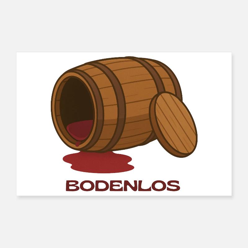 BODENLOS Poster 30x20 cm
