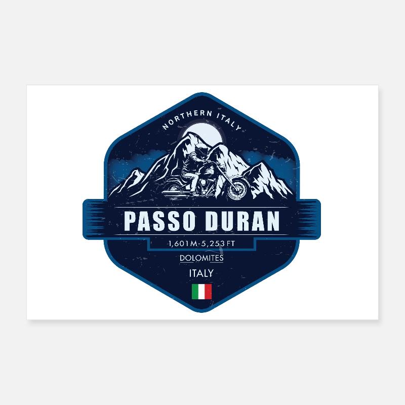 Passo Duran – Dolomites , Italy Poster 12" x 8" (30x20 cm)