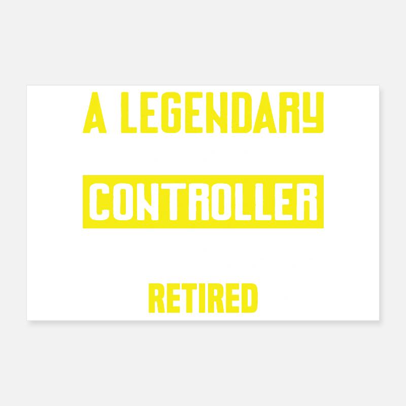 Luftverkehrs-Controller Ruhestand Humor Poster 30x20 cm