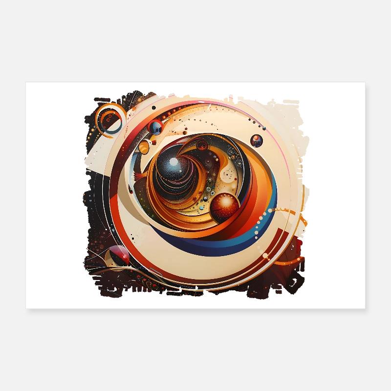 Vortex Raumring Kosmos Poster 30x20 cm