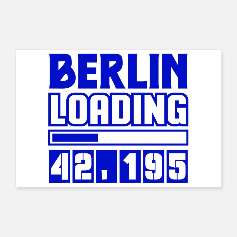 Marathon de chargement de Berlin Poster 30 x 20 cm