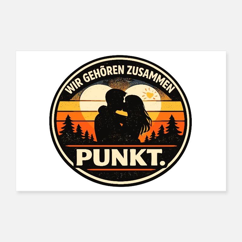 Nous appartenons ensemble Poster 30 x 20 cm