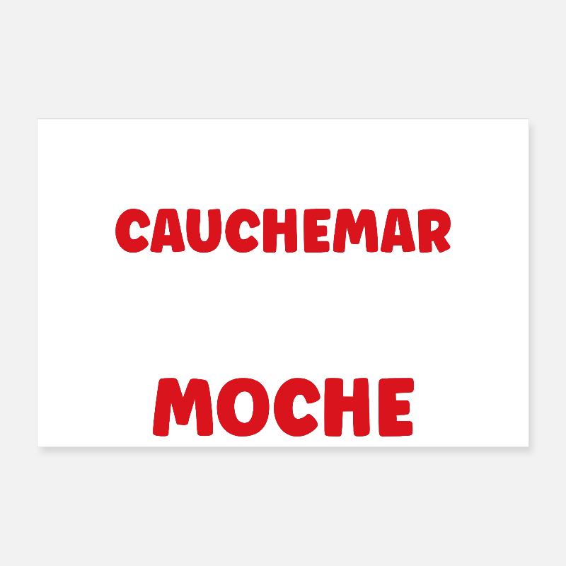 Cauchemar: J'étais moche Poster 30 x 20 cm