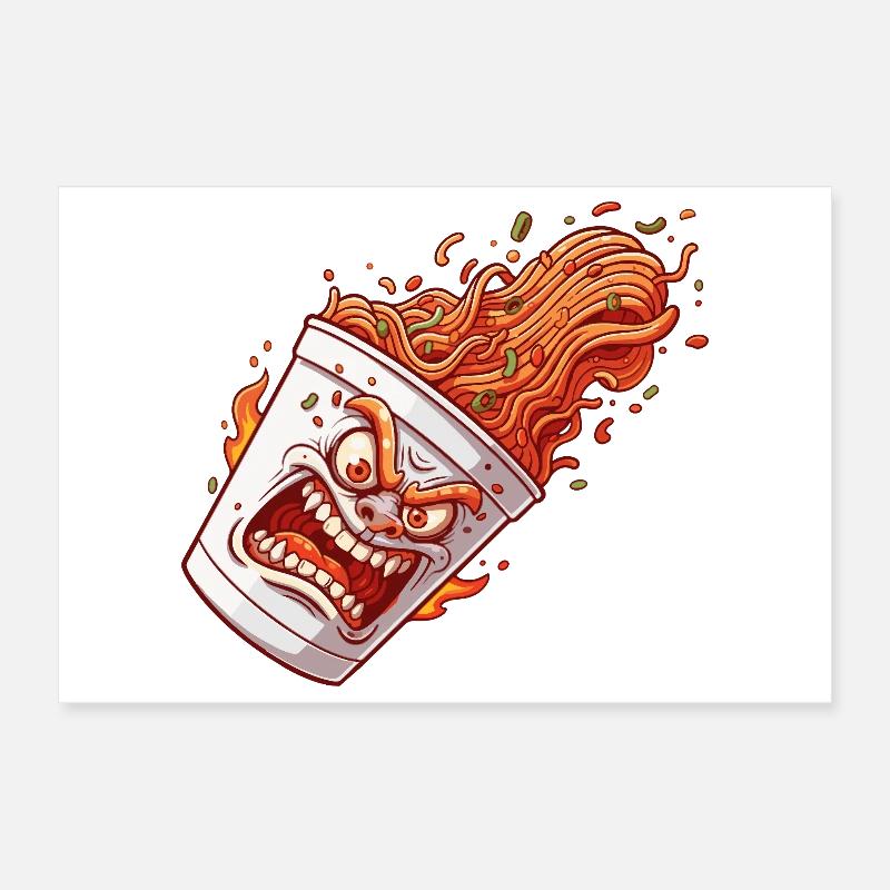 Flaming Cup Enrage Poster 12" x 8" (30x20 cm)