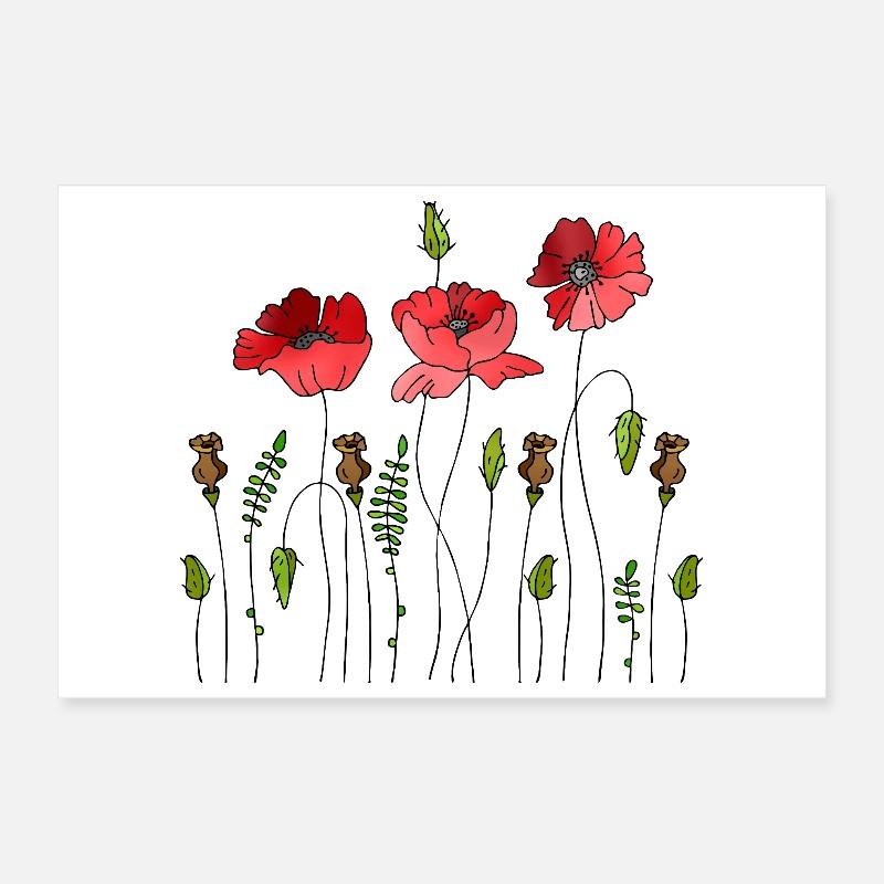 Blumen Poster 30x20 cm