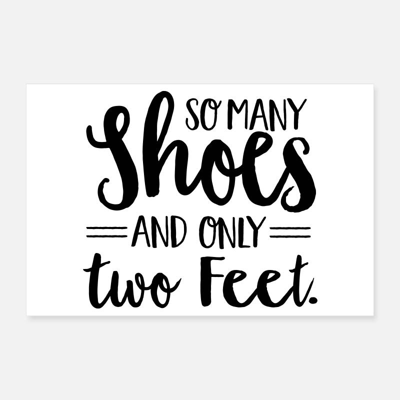 Chaussures Poster 30 x 20 cm