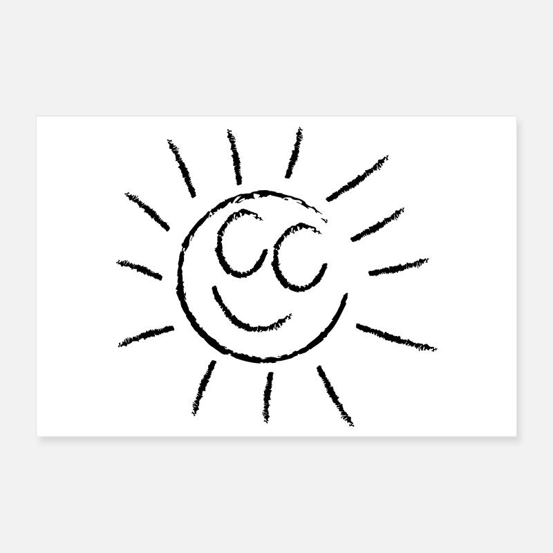 Sonne Poster 30x20 cm