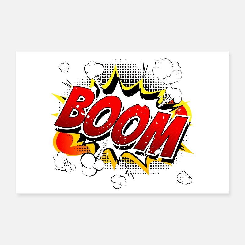 Boom Comic Graphic Poster 30 x 20 cm