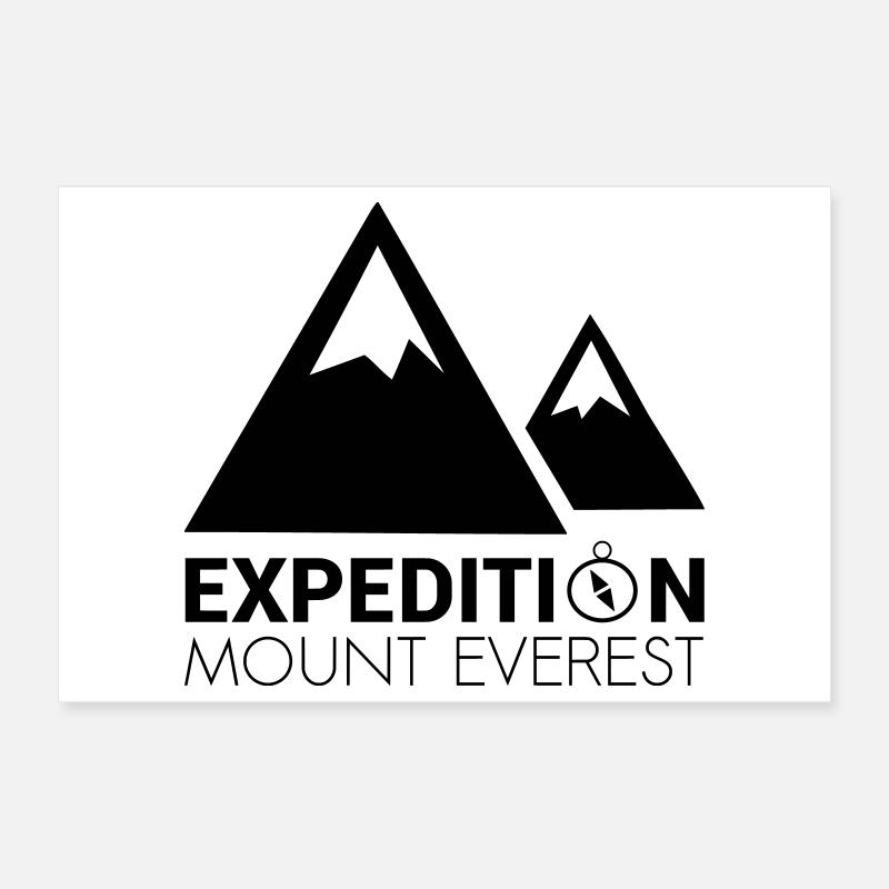 Expedition Mount Everest Poster 12" x 8" (30x20 cm)