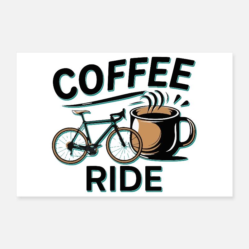 Cycle du café Design urbain Poster 30 x 20 cm