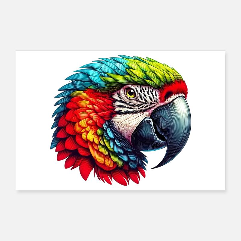 Perroquet Poster 30 x 20 cm