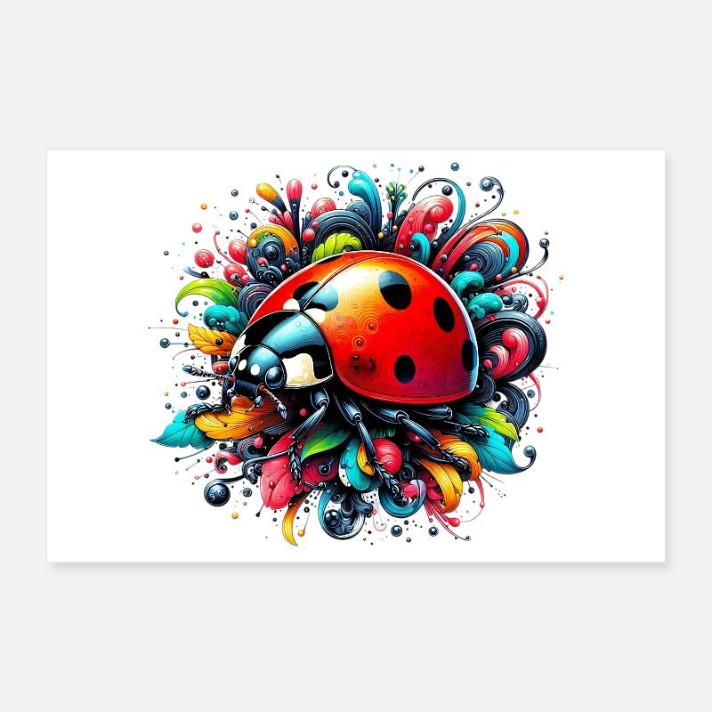 Coccinelle Poster 30 x 20 cm