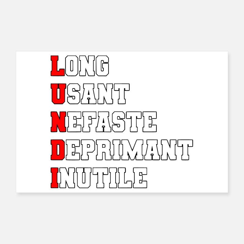 Lundi Poster 30 x 20 cm