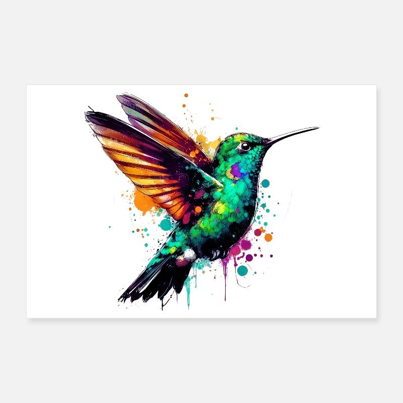 Colibri Poster 30 x 20 cm