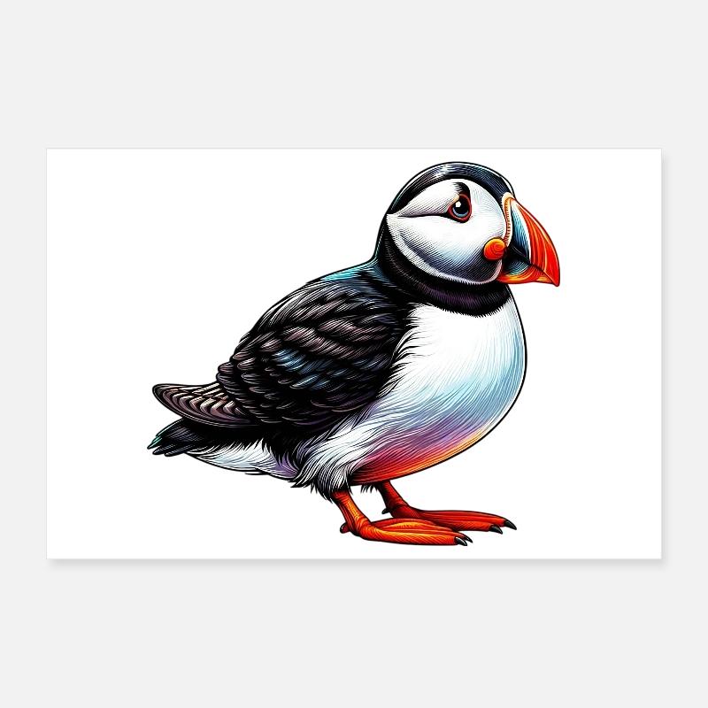 Papageitaucher Poster 30x20 cm