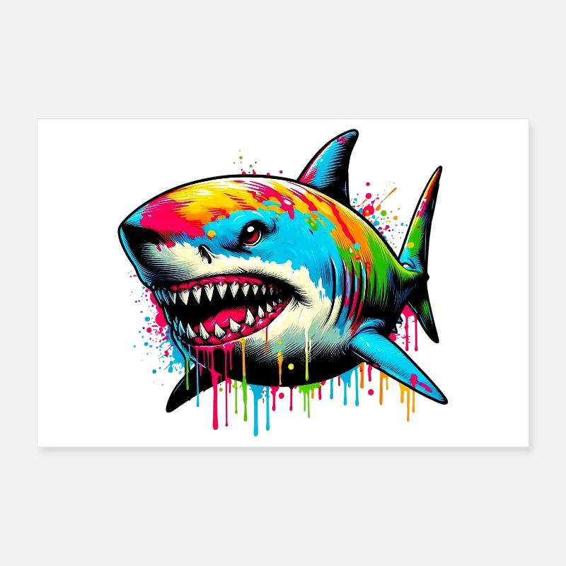 Requin Poster 30 x 20 cm