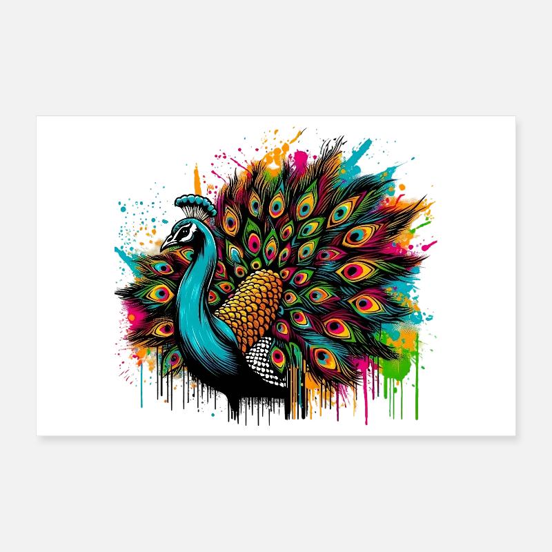 Paon Poster 30 x 20 cm
