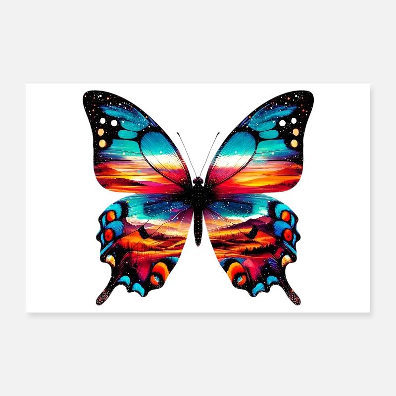 Papillon Poster 30 x 20 cm