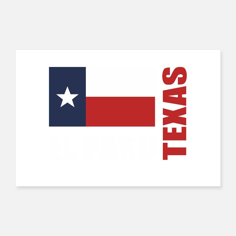 El Paso Poster 30 x 20 cm