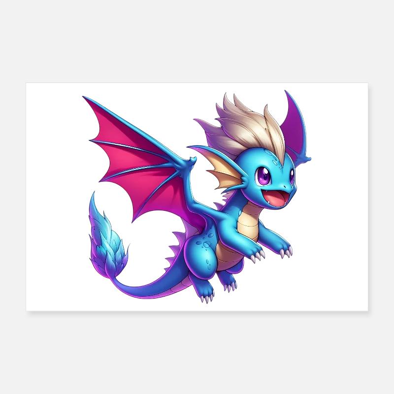Drache Poster 30x20 cm