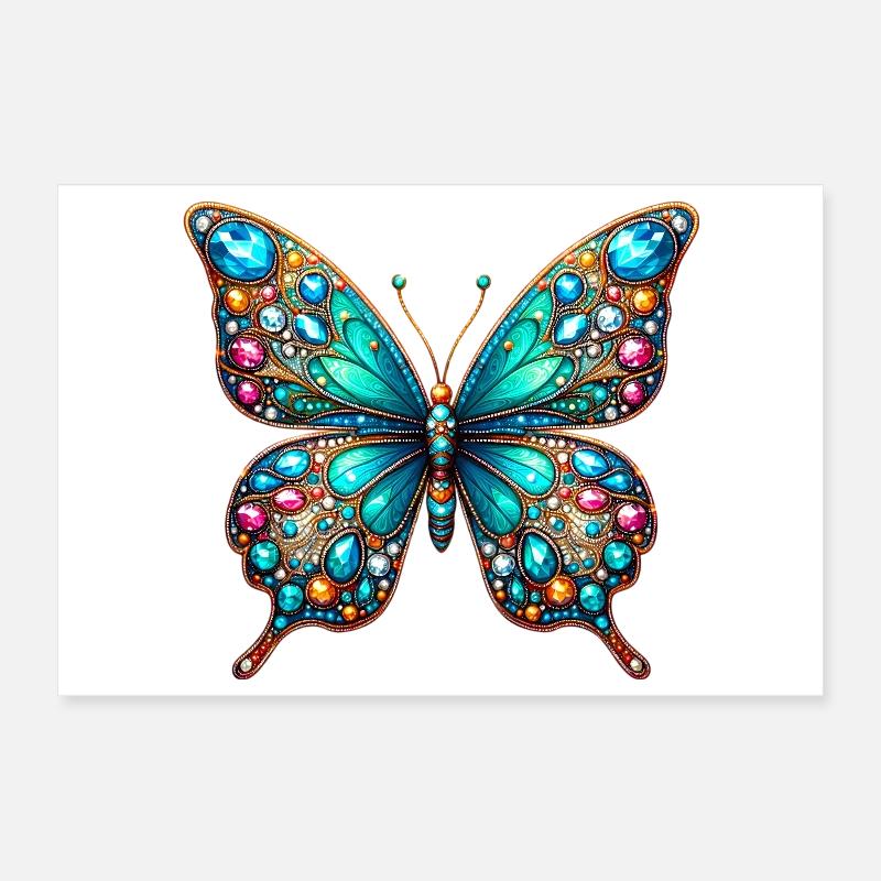 Papillon Poster 30 x 20 cm