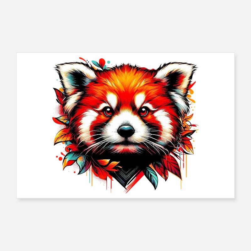 Kleiner Panda Poster 30x20 cm