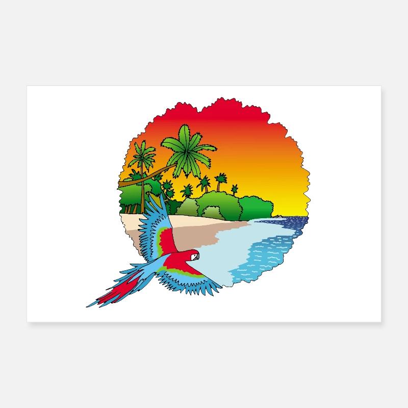 Return to Paradise Poster 12" x 8" (30x20 cm)