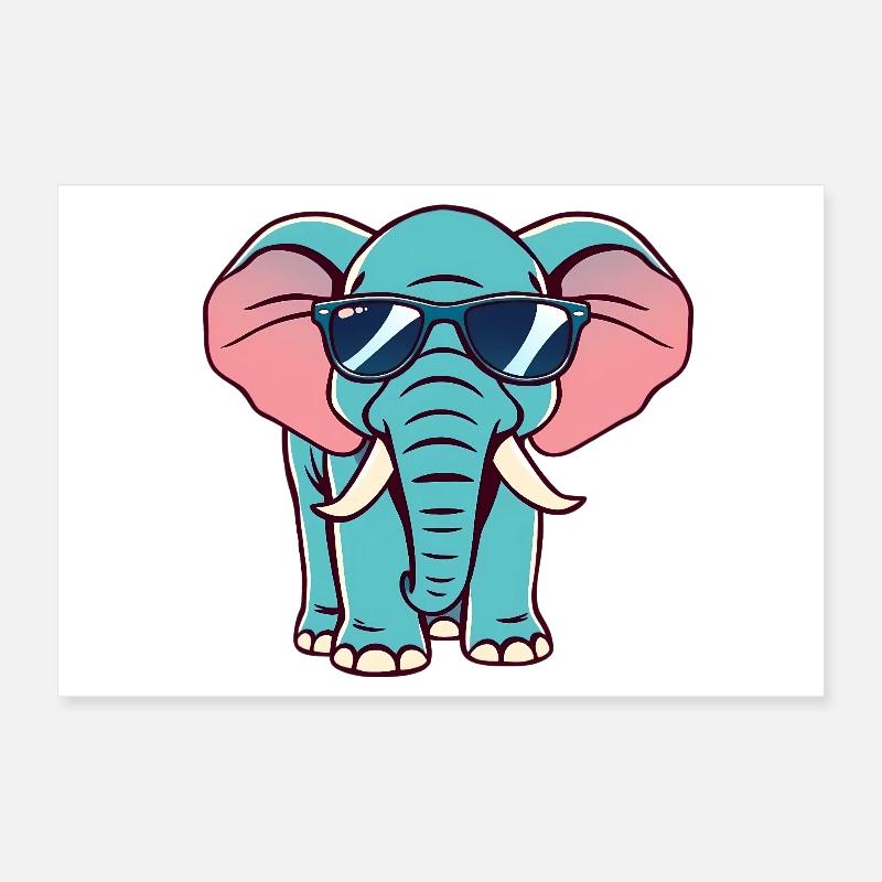 Elefant Poster 30x20 cm