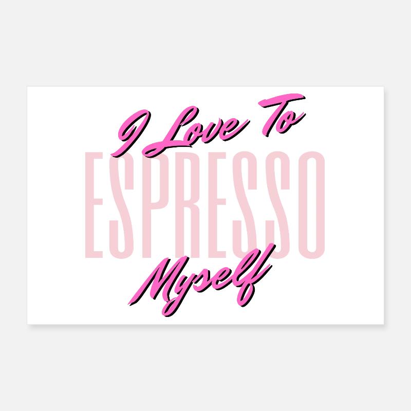 Express Love Selbstzitat Design Poster 30x20 cm