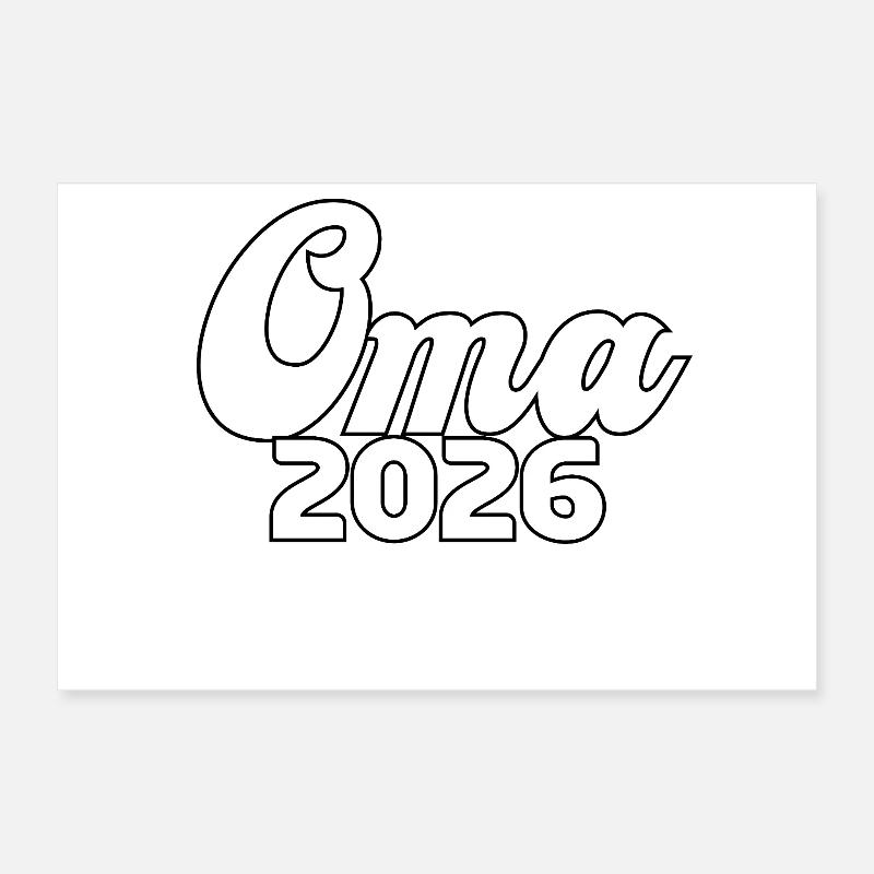 Oma 2026 Loading Design Poster 30x20 cm