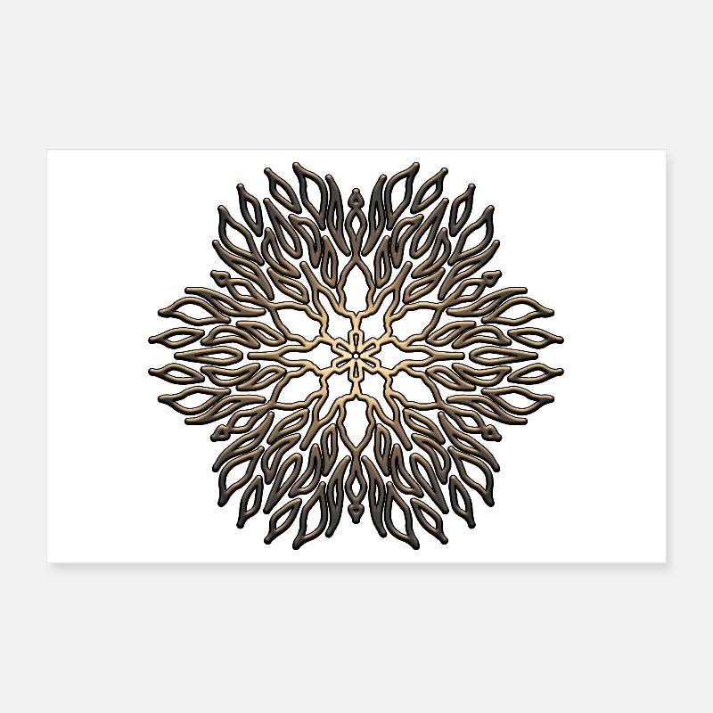 Mandala Poster 30x20 cm