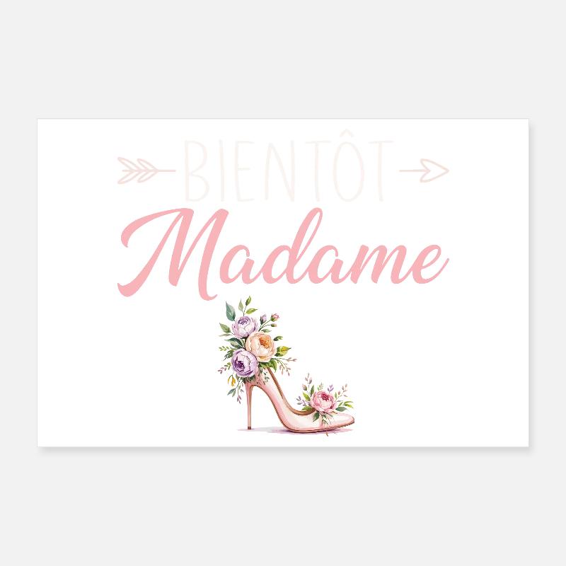 Madame Mariage EVJF Future Mariée Poster 30 x 20 cm