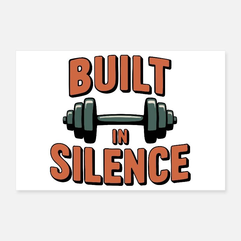 Eingebaute Stille Poster 30x20 cm