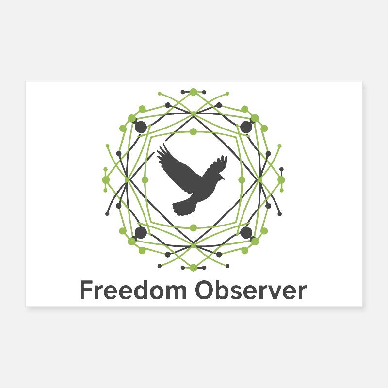 Freedom Observer Poster 12" x 8" (30x20 cm)