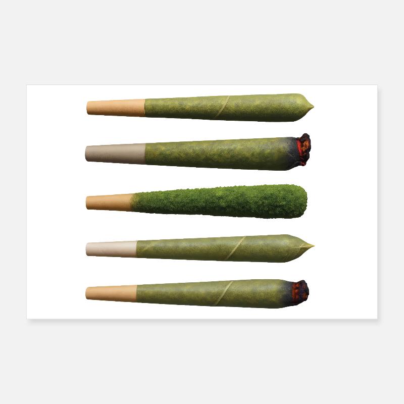 BIO GANJA - freedom & rights Poster 30 x 20 cm